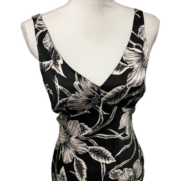 Vintage Betsey Johnson Dress Womens Small Silk Floral 90s Whimsigoth Romantic - Picture 5 of 12